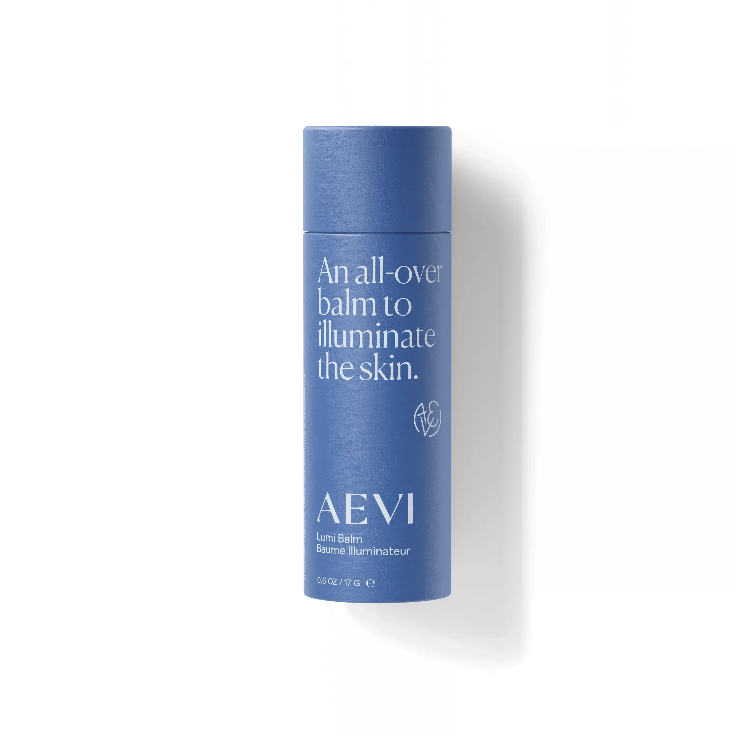 Aevi Lumi Balm Blue Color, 3D product rendering
