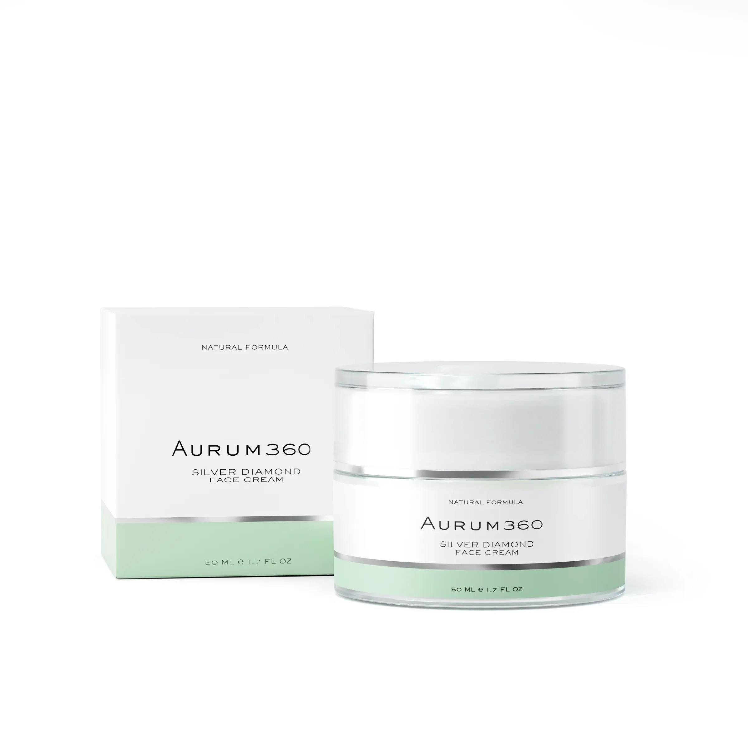 AURUM360 FaceCream with Package, 3D product rendering