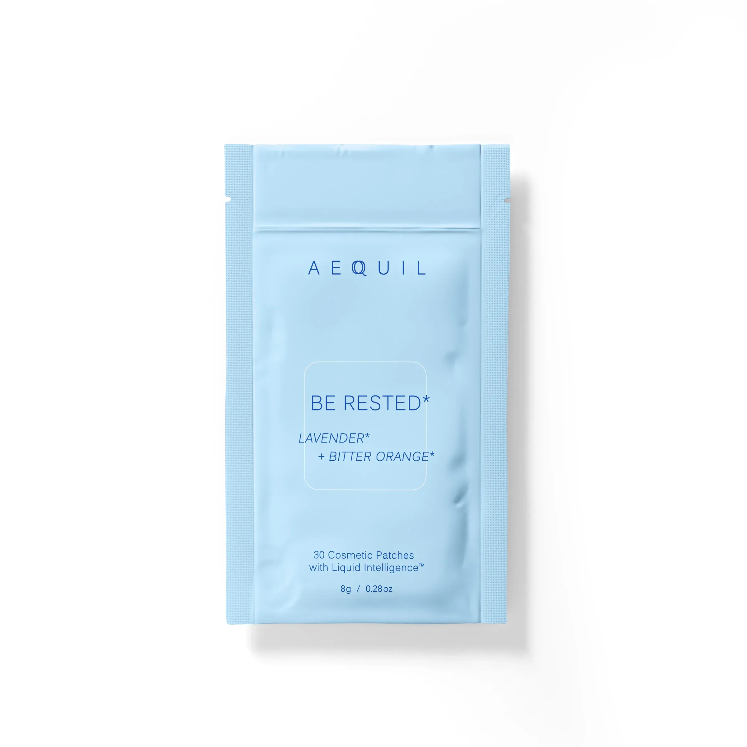 AEQUIL Be Rested White Background, 3D product rendering