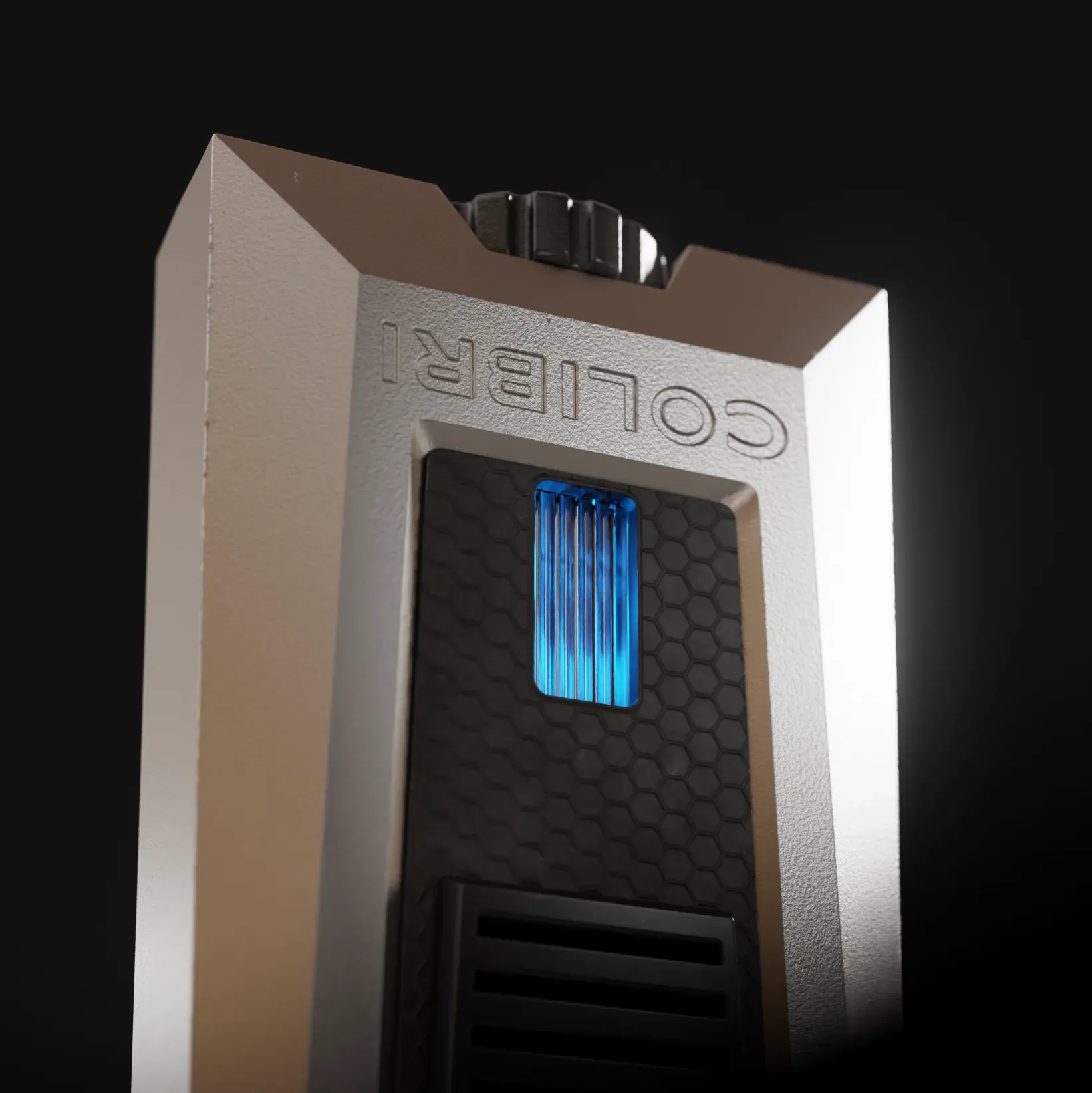 Colibri Lighter Black Background Composition 00004, 3D product rendering