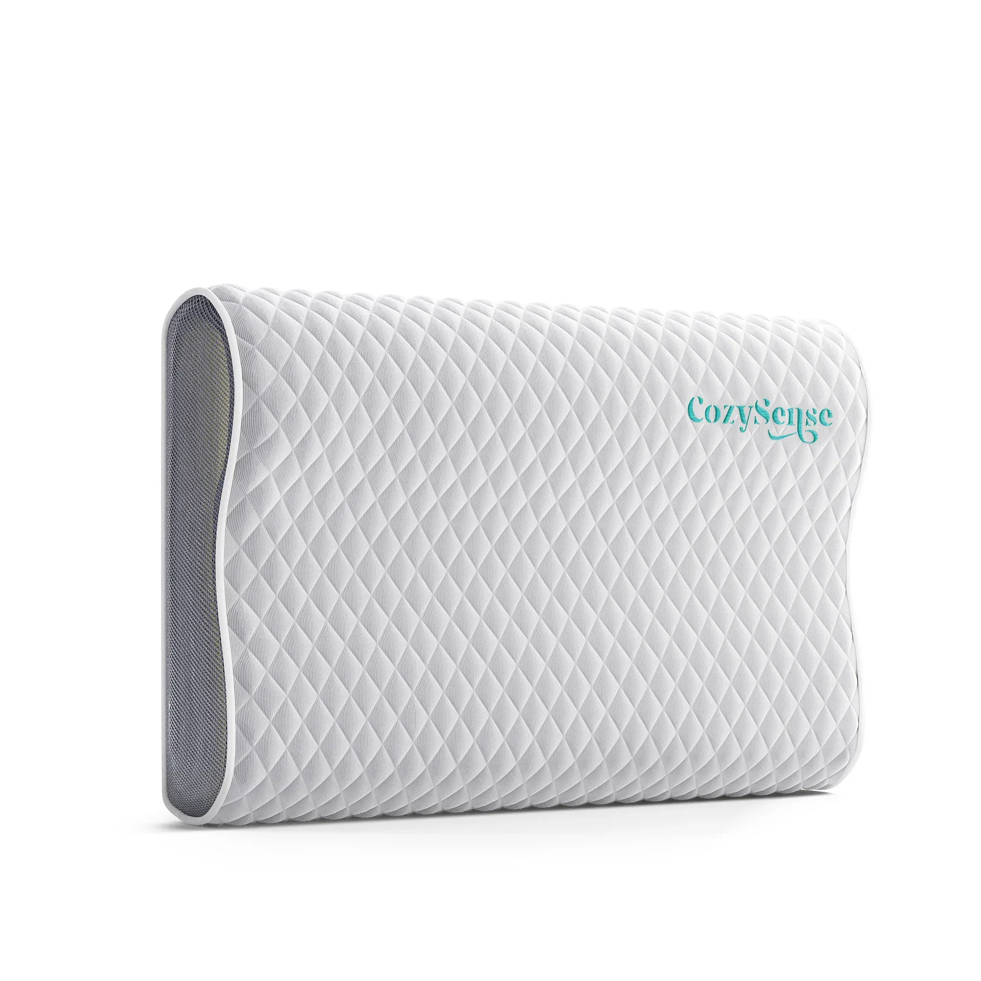 CosySense Memory Pillow Angle1, 3D product rendering