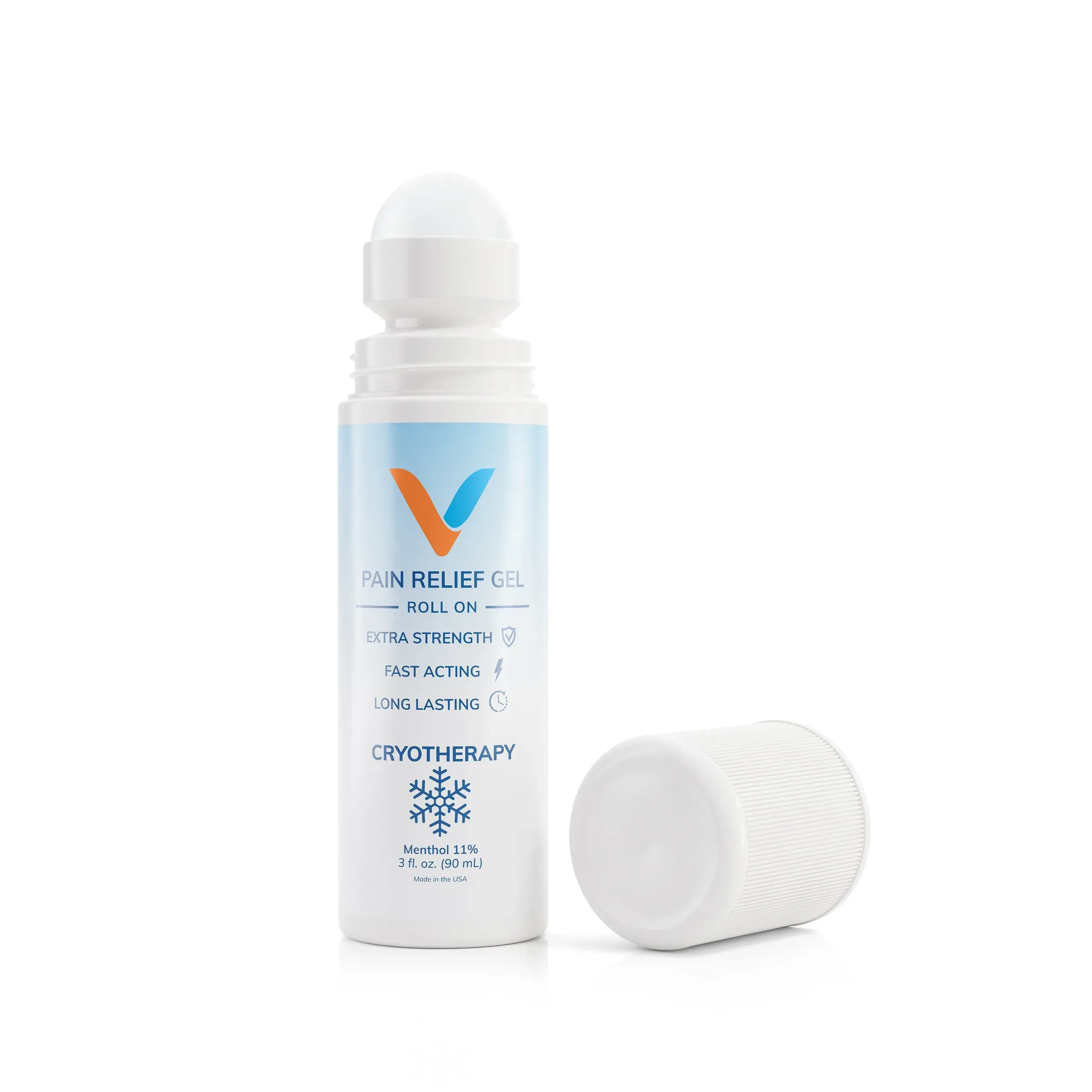 Roll-on Care Cryotherapy Pain releaf Roller, 3D product rendering