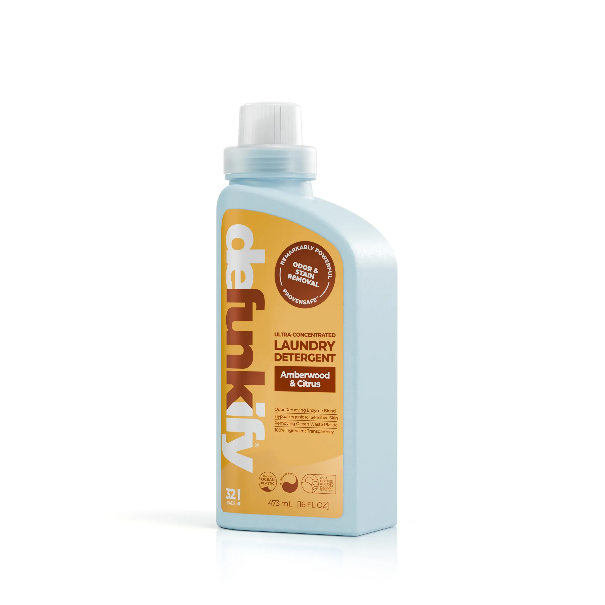 Defunkify Amber Side, 3D product rendering