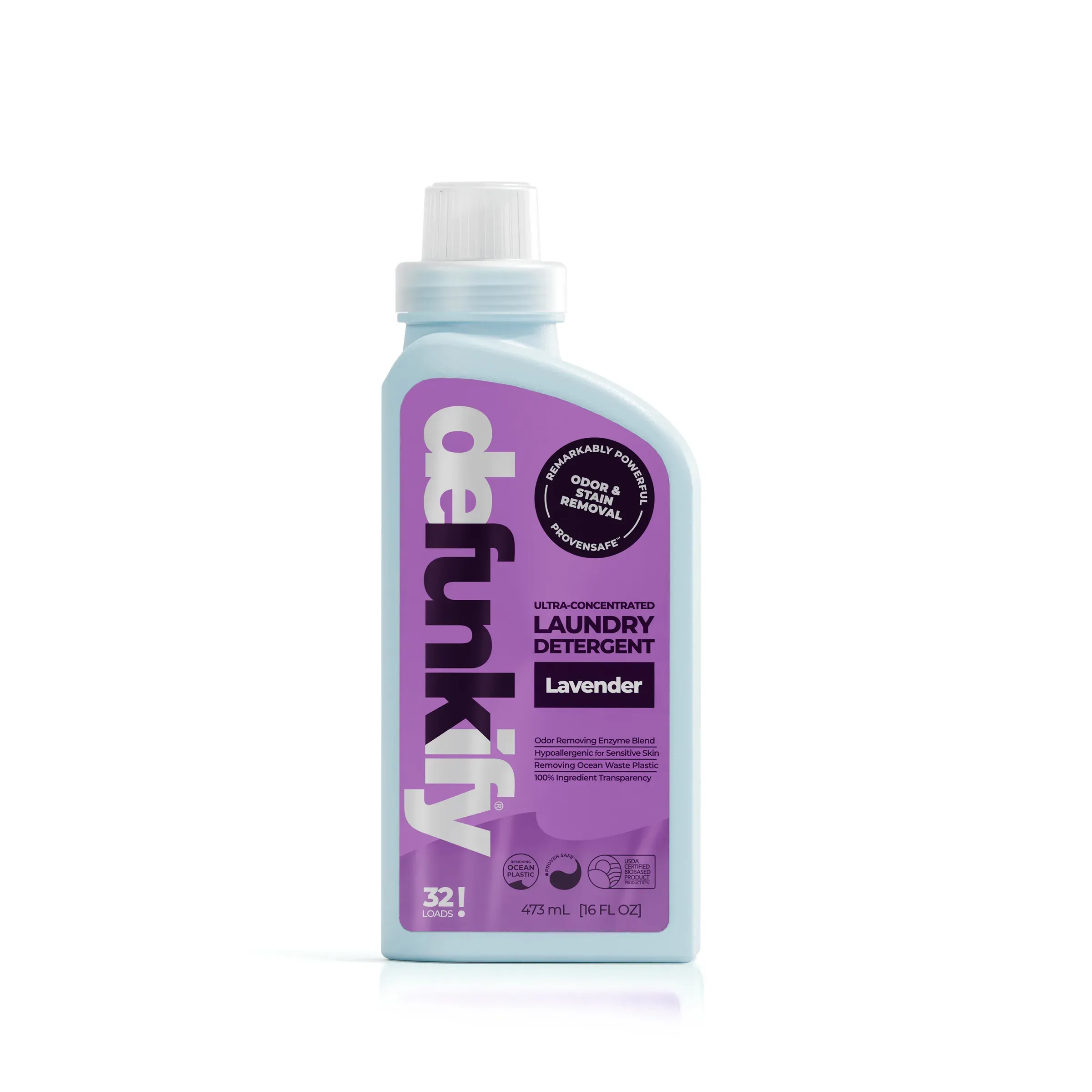 Defunkify Lavender Front, 3D product rendering