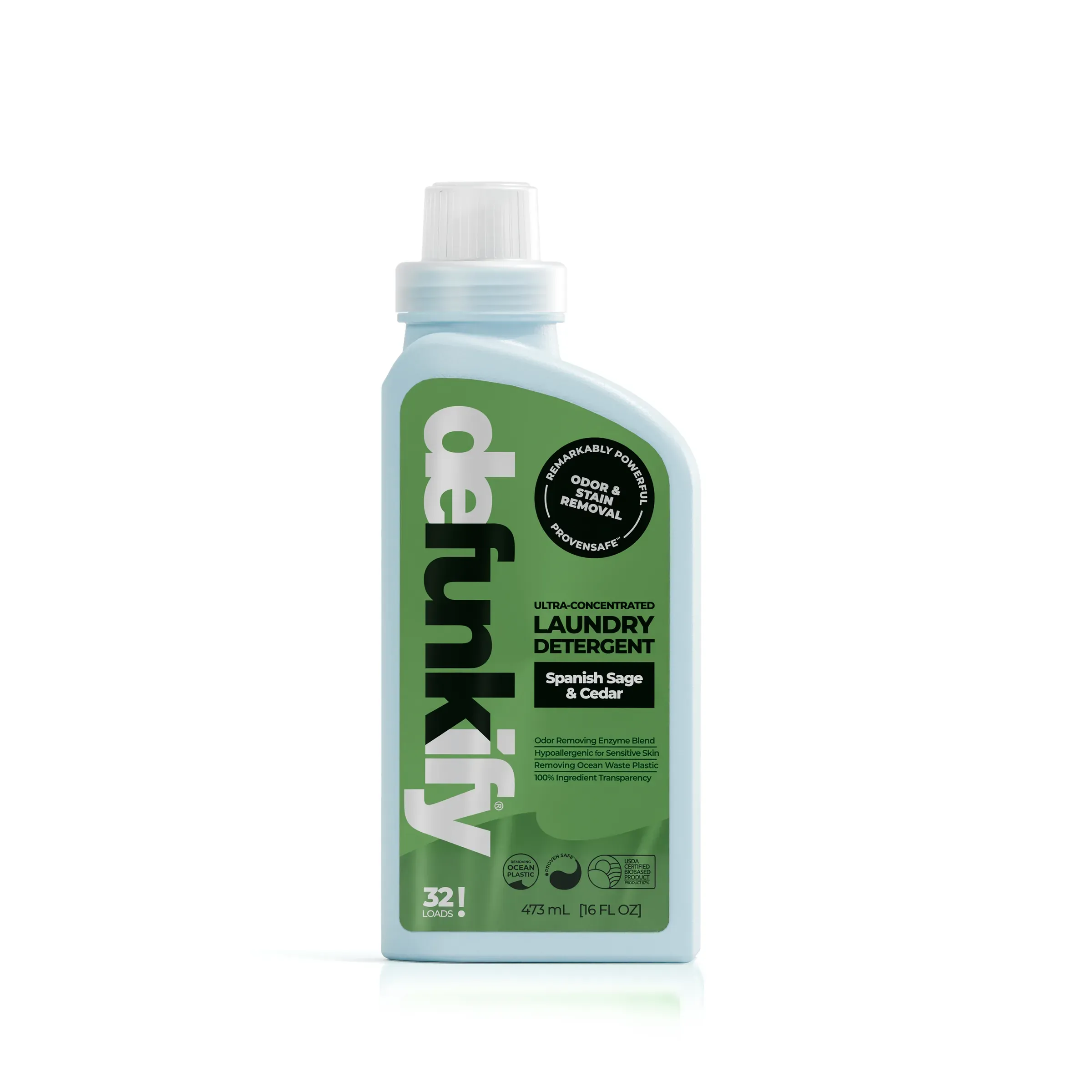 Defunkify Spanish Sage Front, 3D product rendering