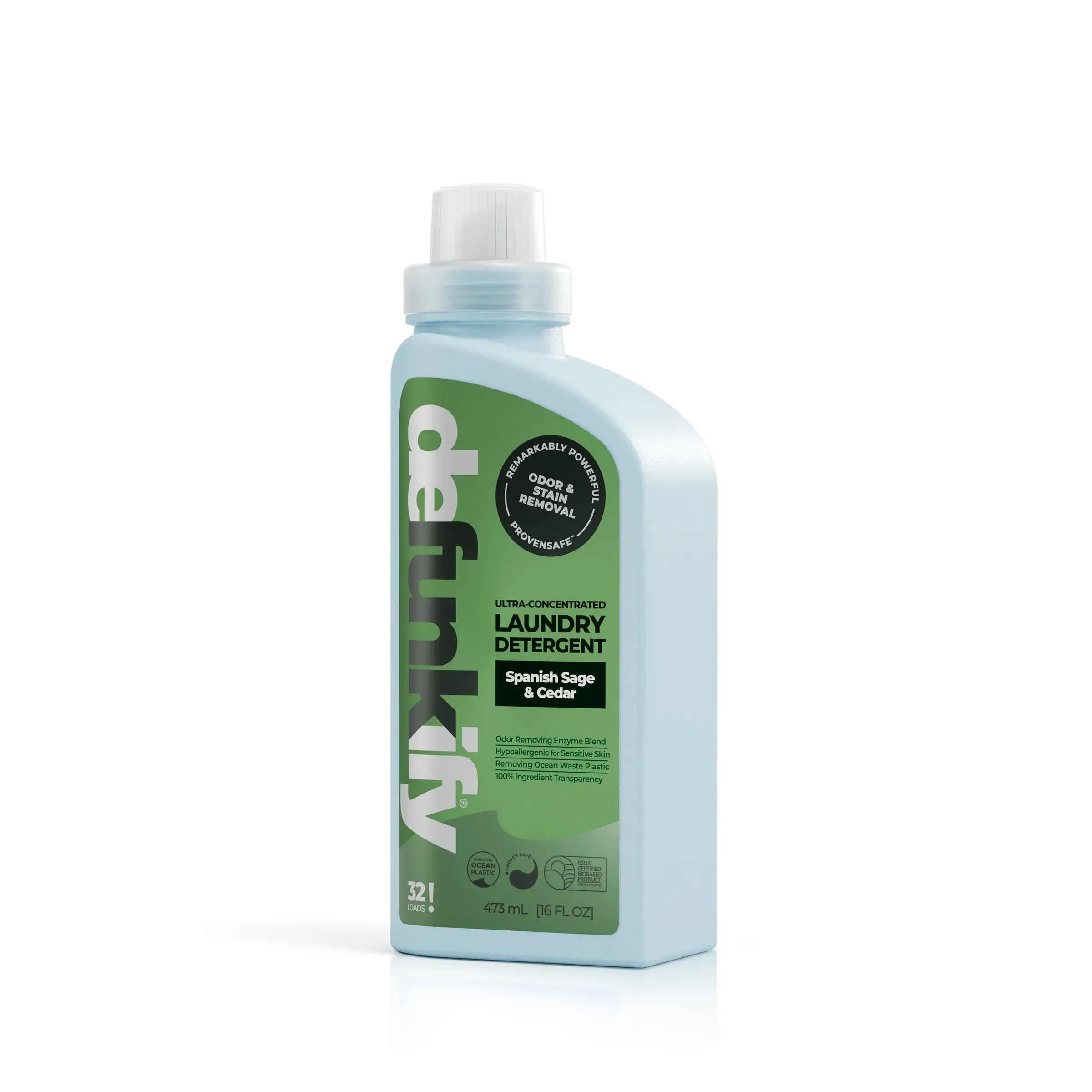Defunkify Spanish Sage Side, 3D product rendering