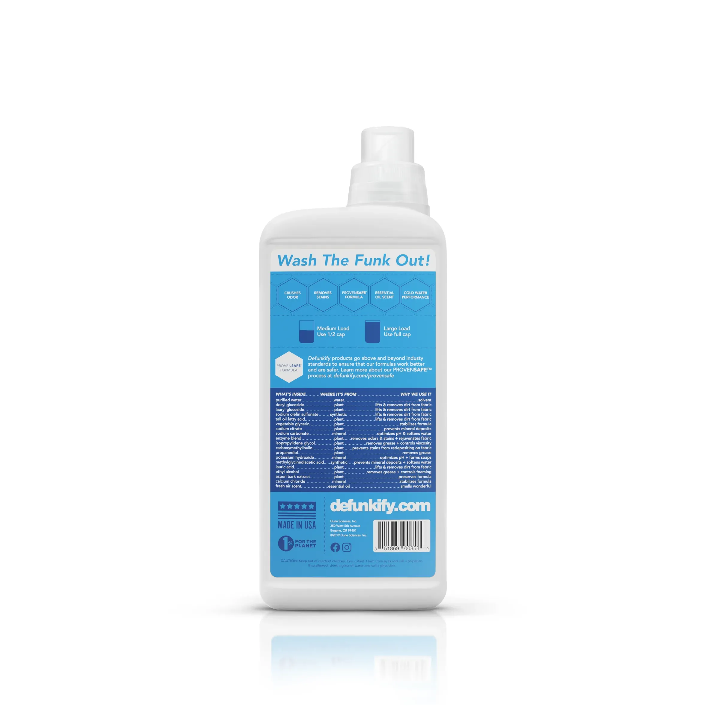 Defunkify FreshAir Back, 3D product rendering