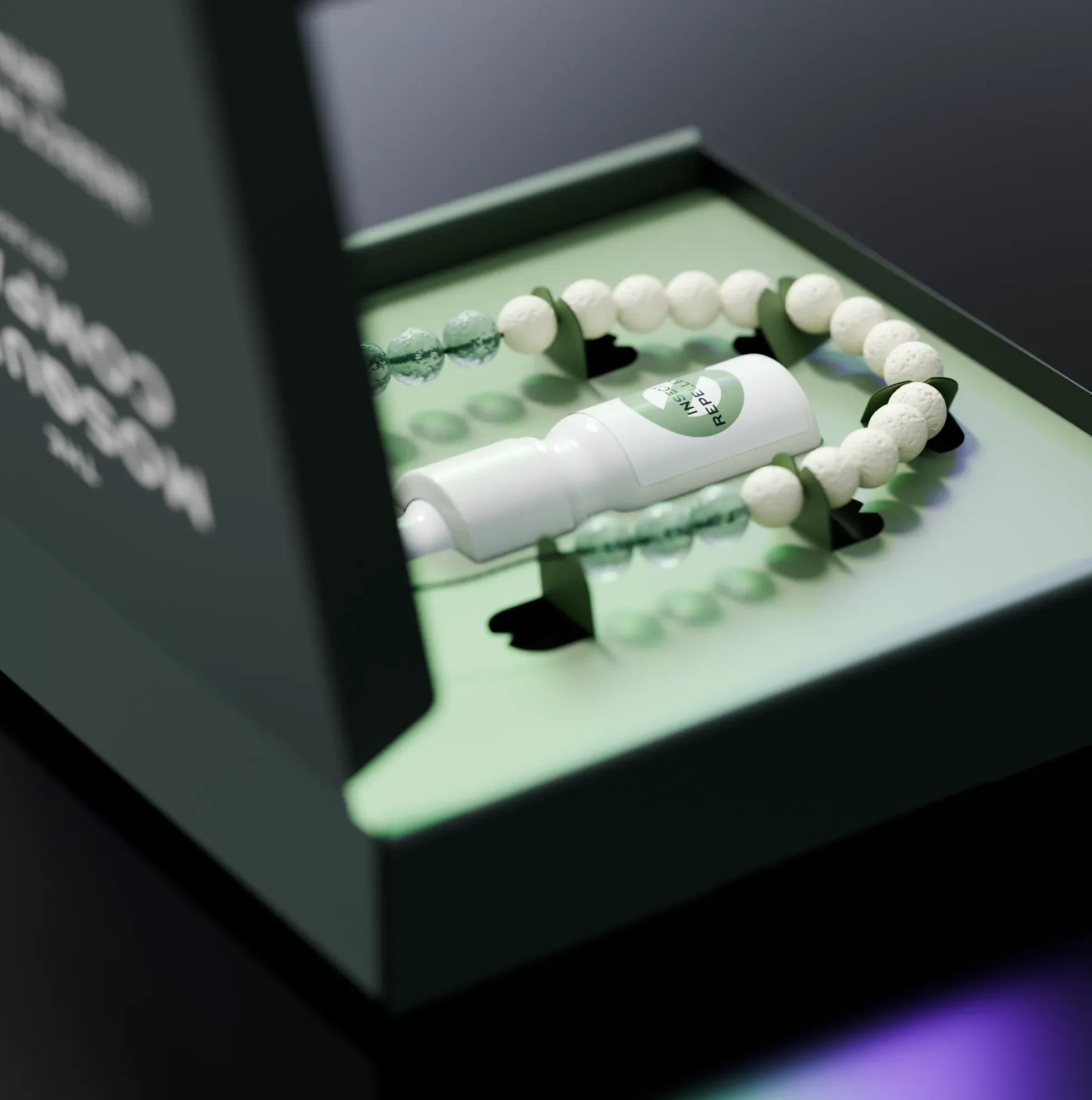 The Mosquito Company Lava Bracelet (1), 3D product rendering