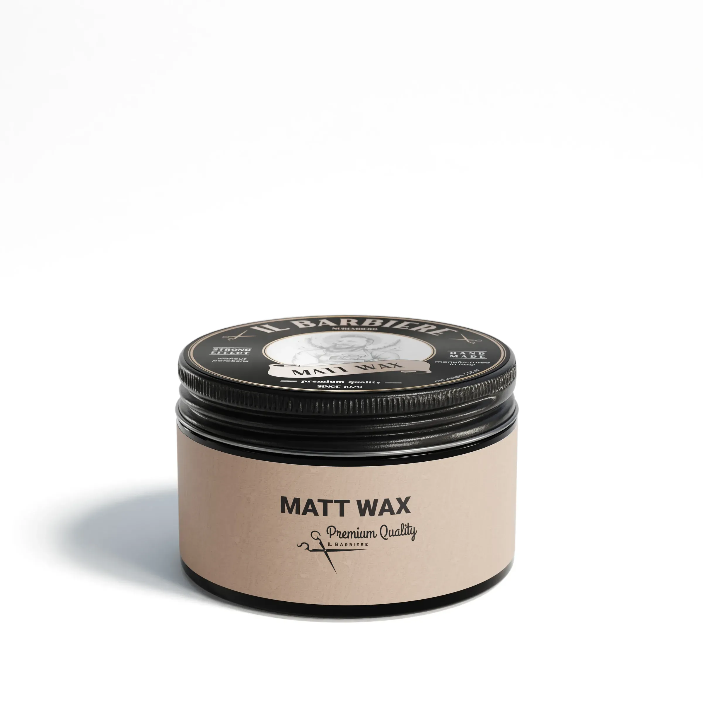 Il Barbiere Matt Wax CamA S, 3D product rendering