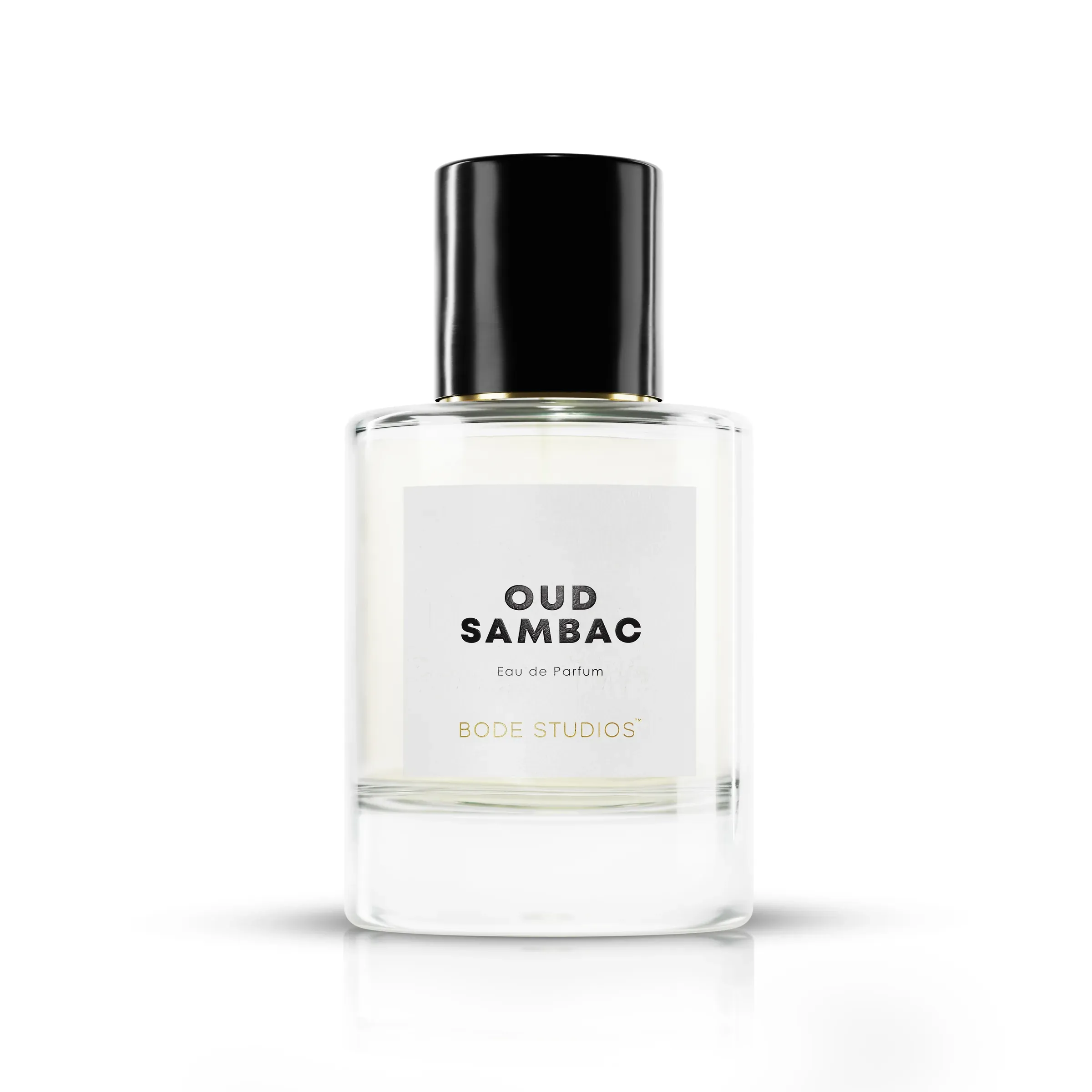 BODÉ STUDIOS OUD SAAMBAC 50ml Single Bottle, 3D product rendering