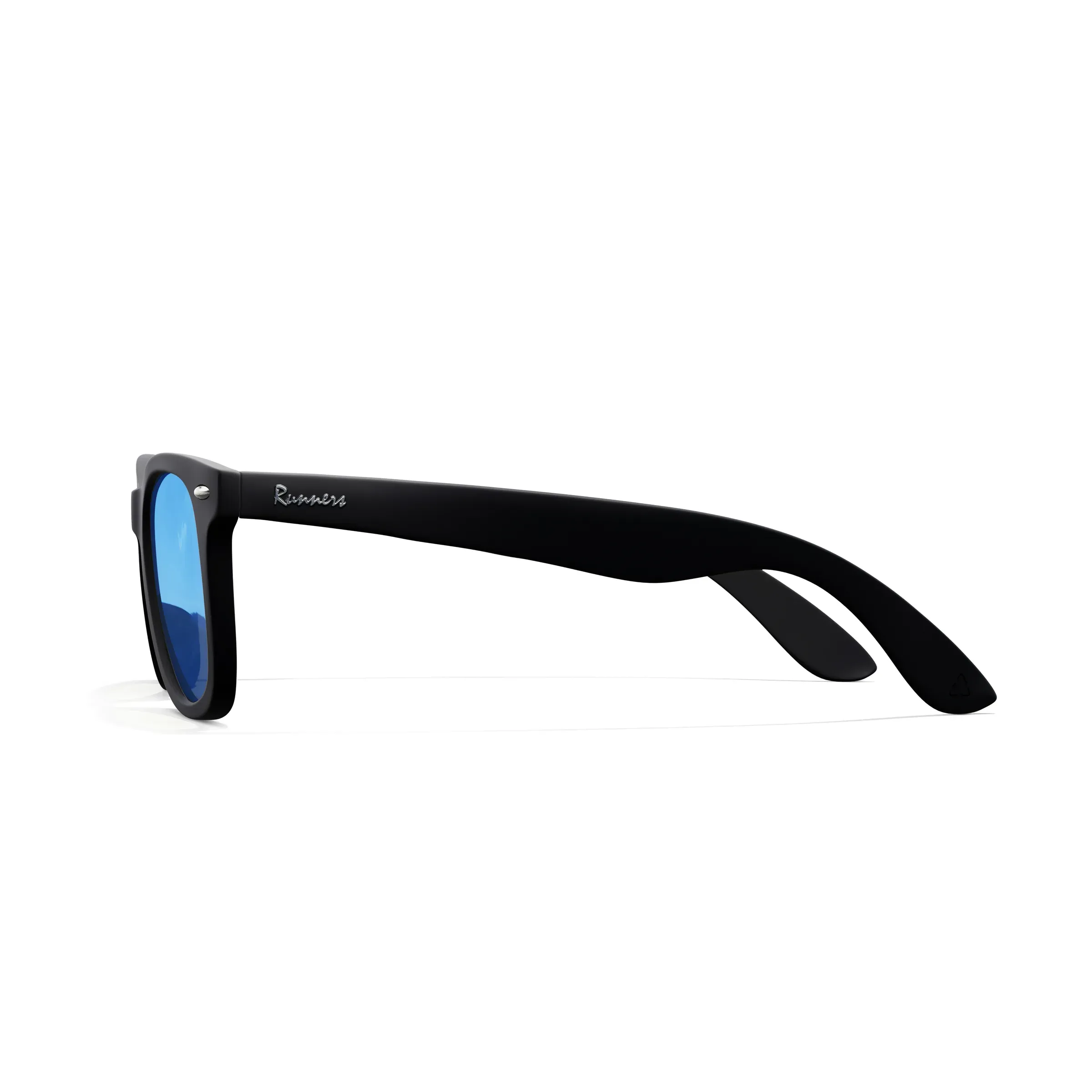 Runner’s Athletics Black Smoke (Blue) Medium Frames, view 3, 3D product rendering
