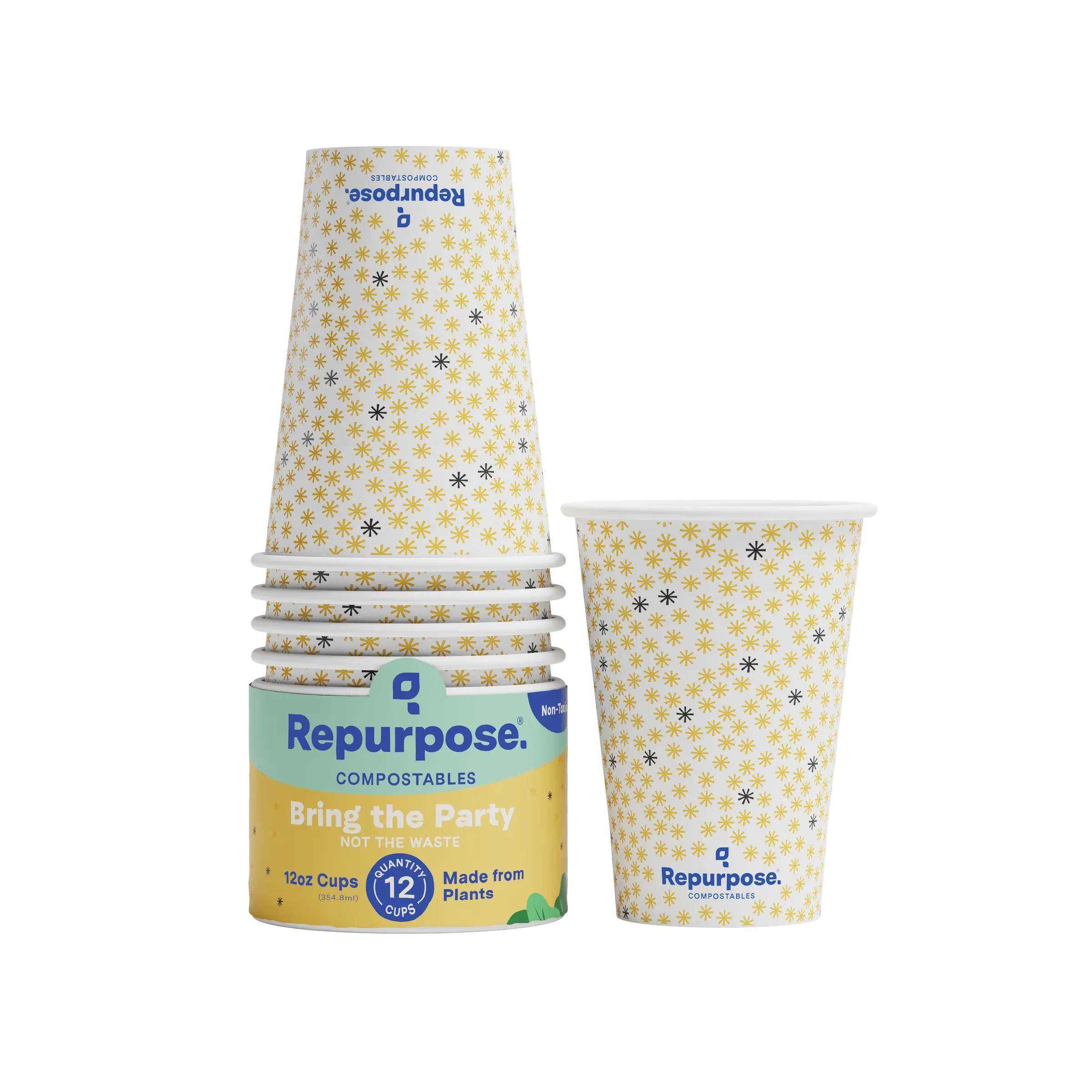 Repurpose Seasonal Cups, 3D product rendering