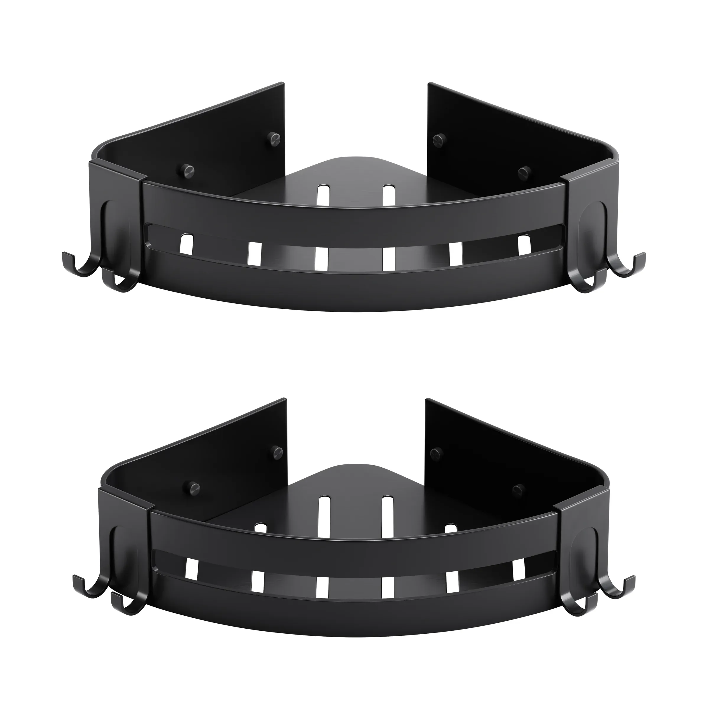 Shower Baskets Shower Trays Black, 3D product rendering