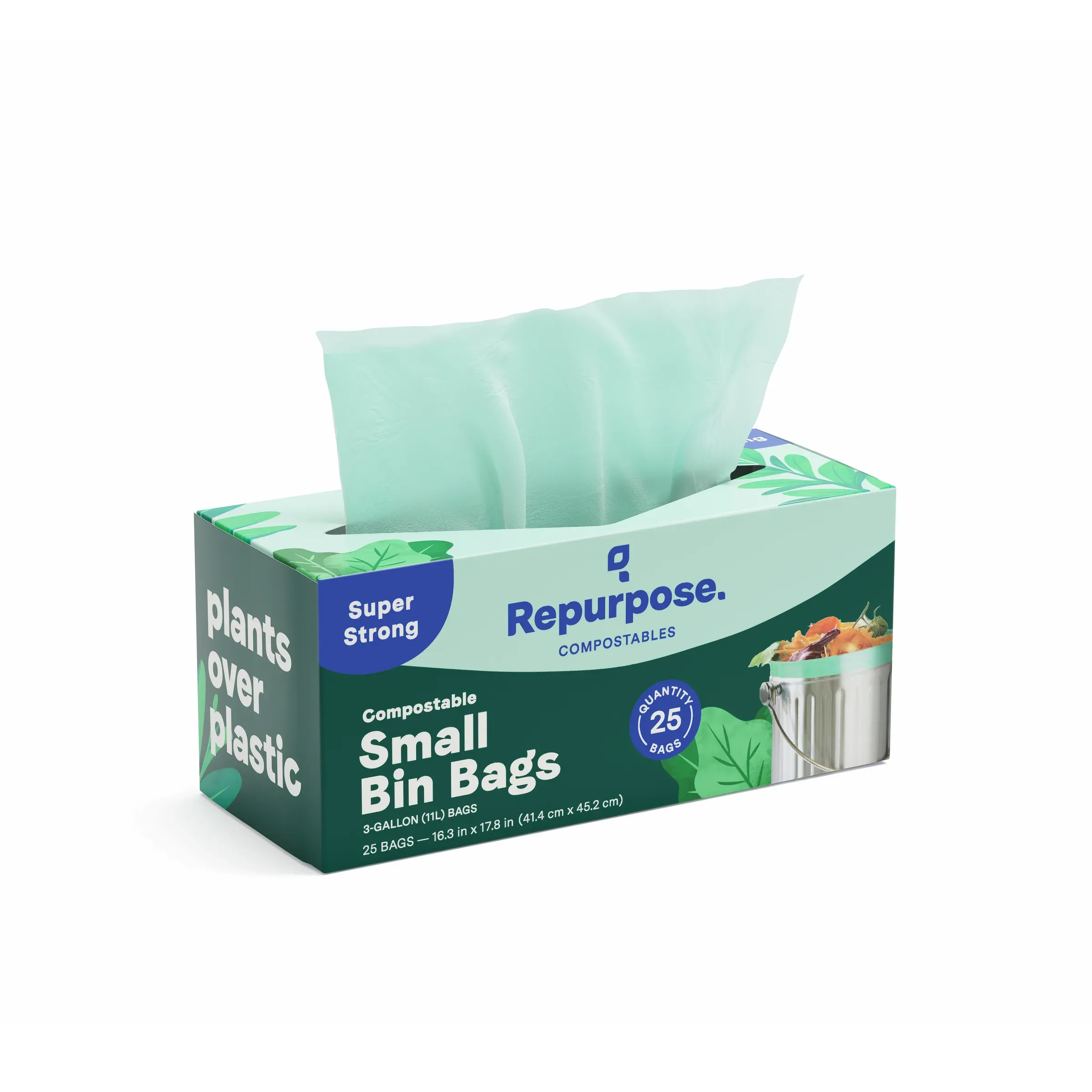 Repurpose Small Bin Bags 25, 3D product rendering