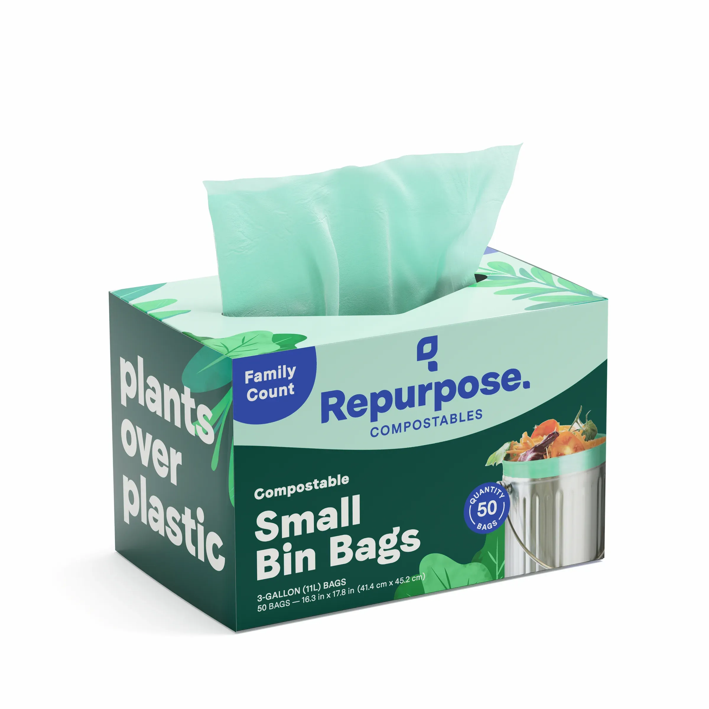 Repurpose Small Bin Bags 40, 3D product rendering