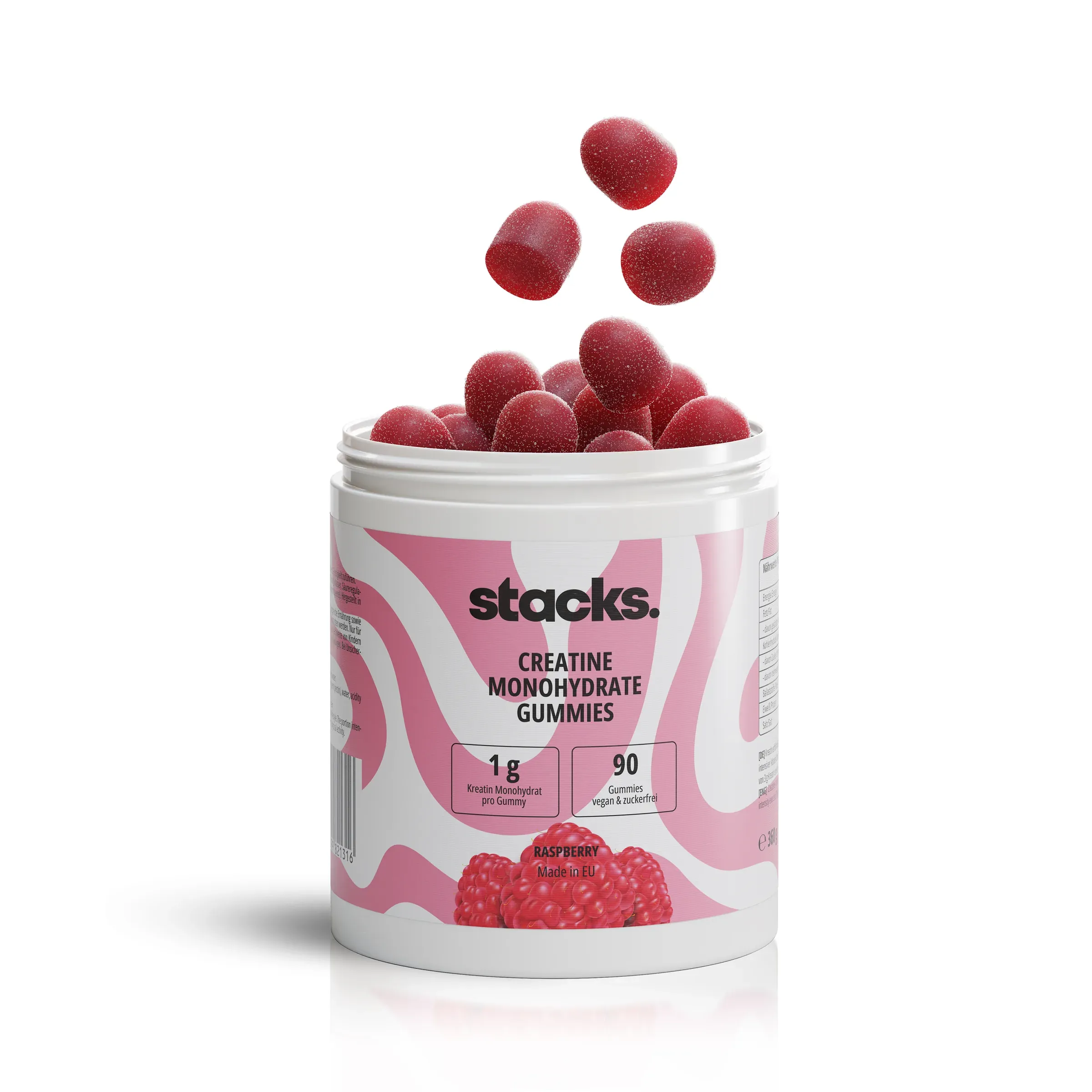 stacks Levitation, 3D product rendering