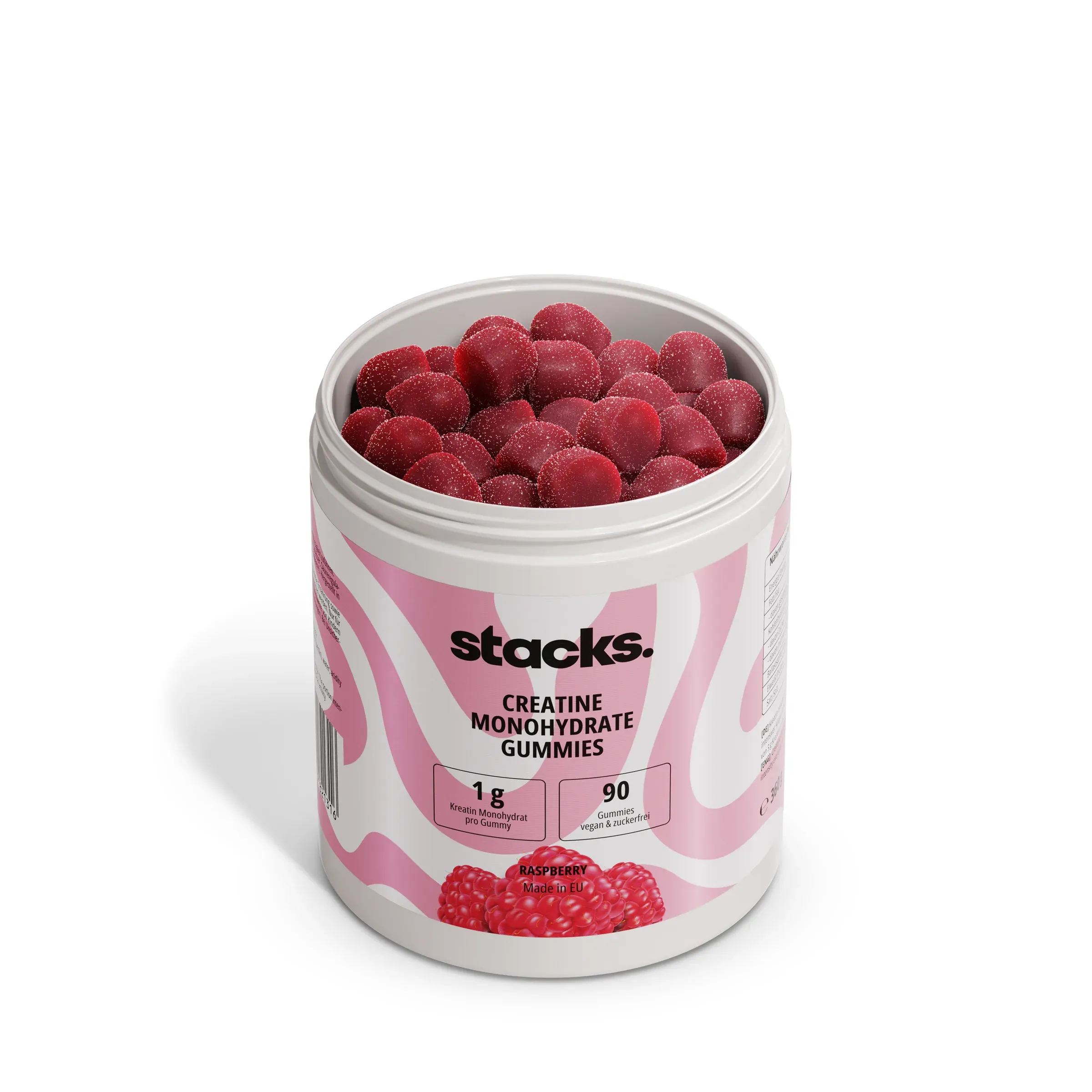 stacks Top View, 3D product rendering