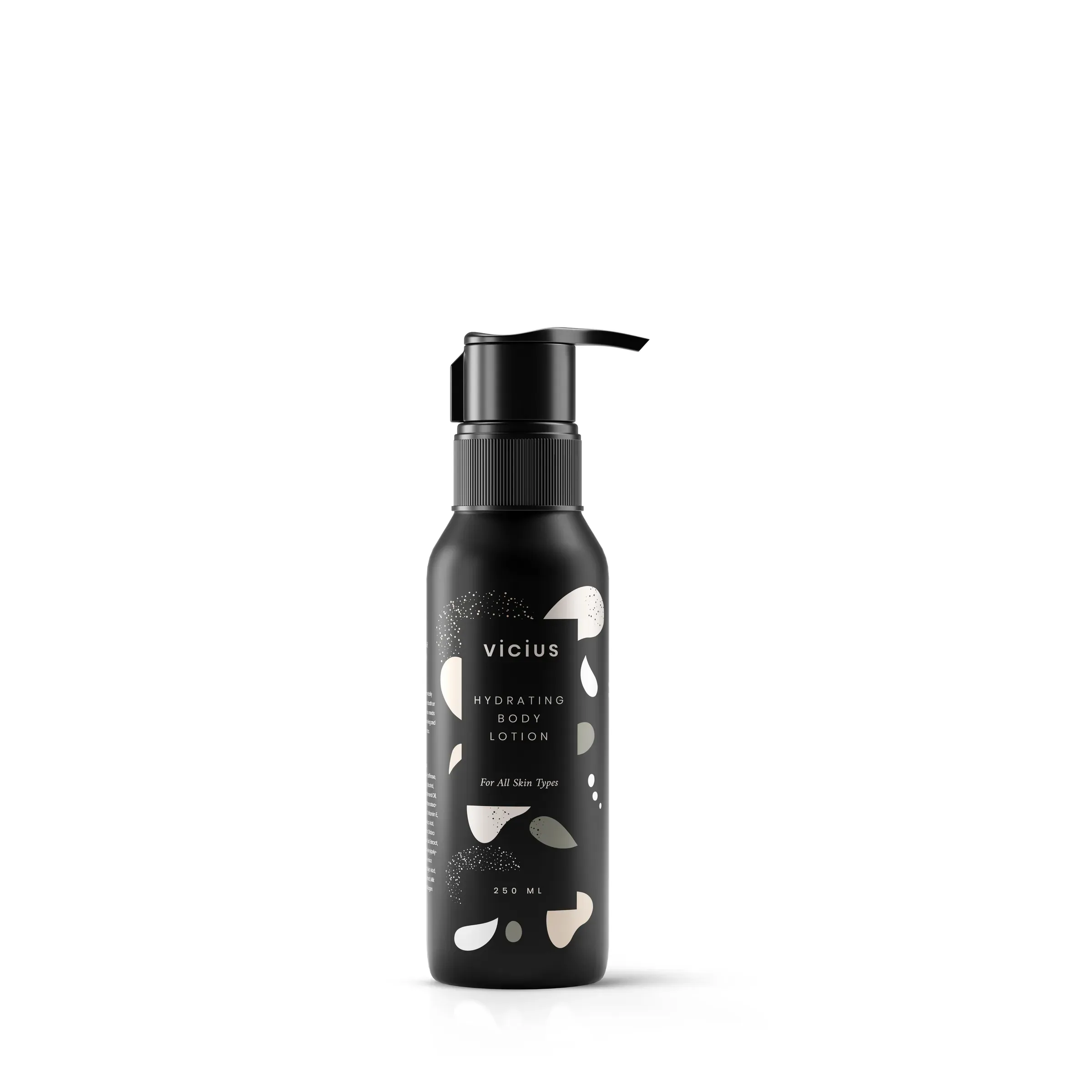 Vicius Body Lotion Single, 3D product rendering