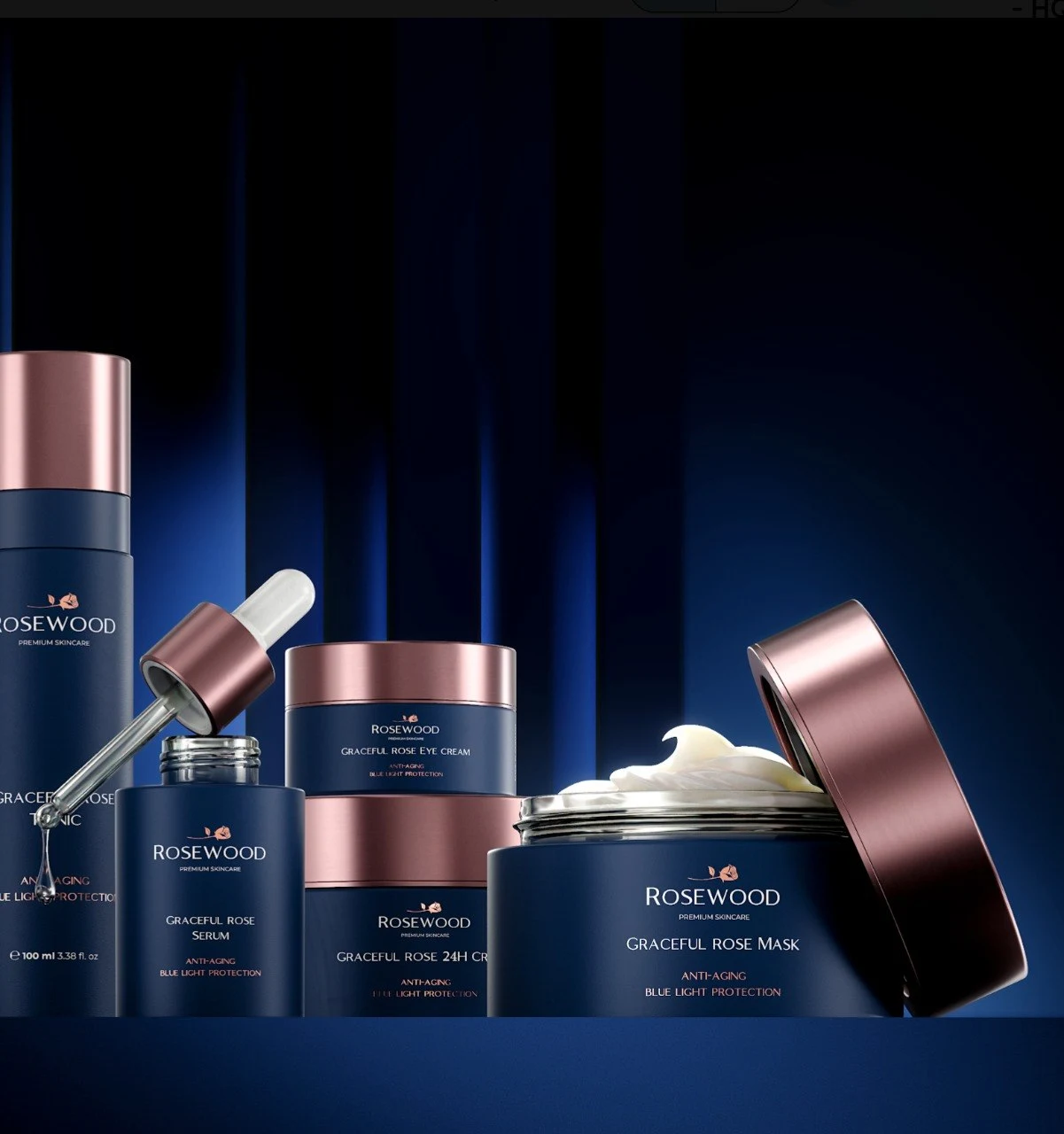 Rosewood premium skincare range